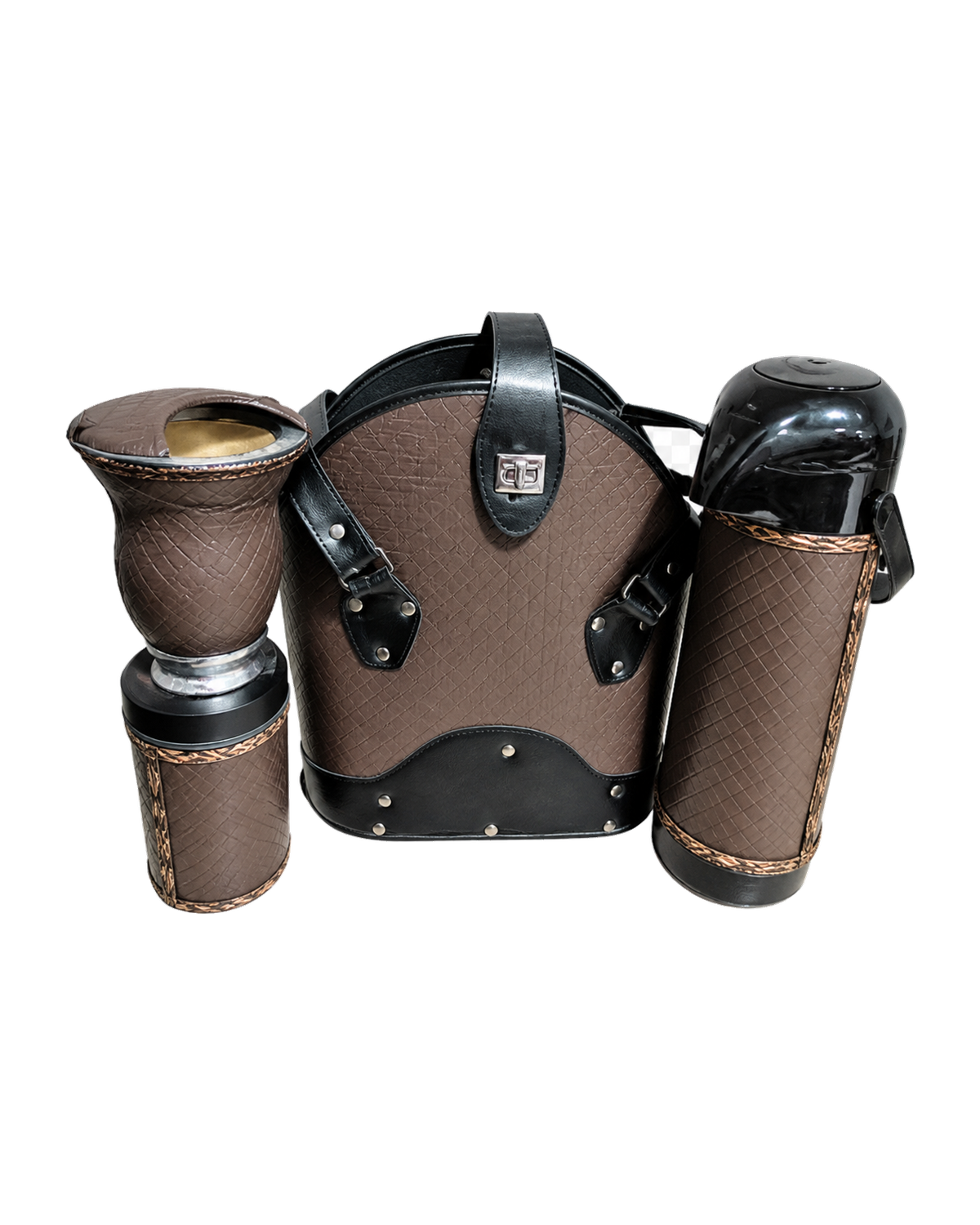 Kit Bolsa Térmica 1 Litro - Marrom