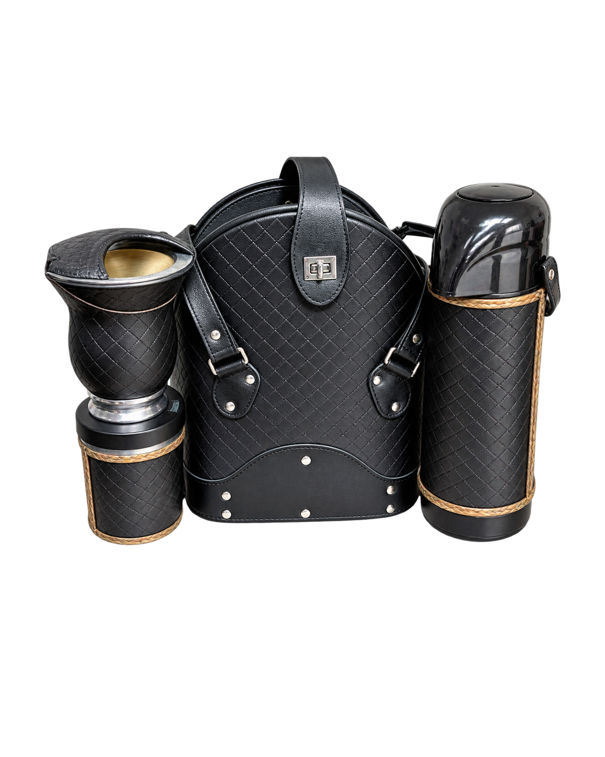 Kit Bolsa Térmica 1 Litro - Preto