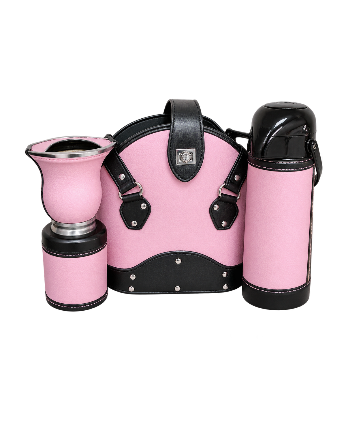 Kit Bolsa Térmica 1 Litro - Rosa